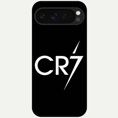 CR7 Elite Strike Glass Case For Google Pixel 9 Pro XL back cover – full design glossy printed glass finish