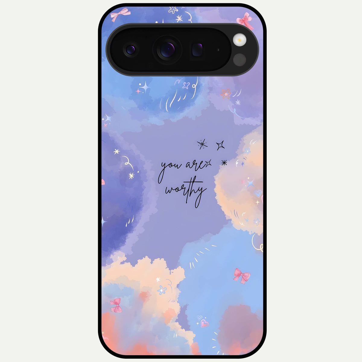  Celestial Cloud Magic Glass Case For Google Pixel 9 Pro XL back cover – full design glossy printed glass finish