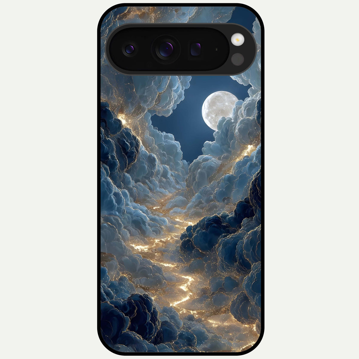  Celestial Cloud Road Glass Case For Google Pixel 9 Pro XL back cover – full design glossy printed glass finish