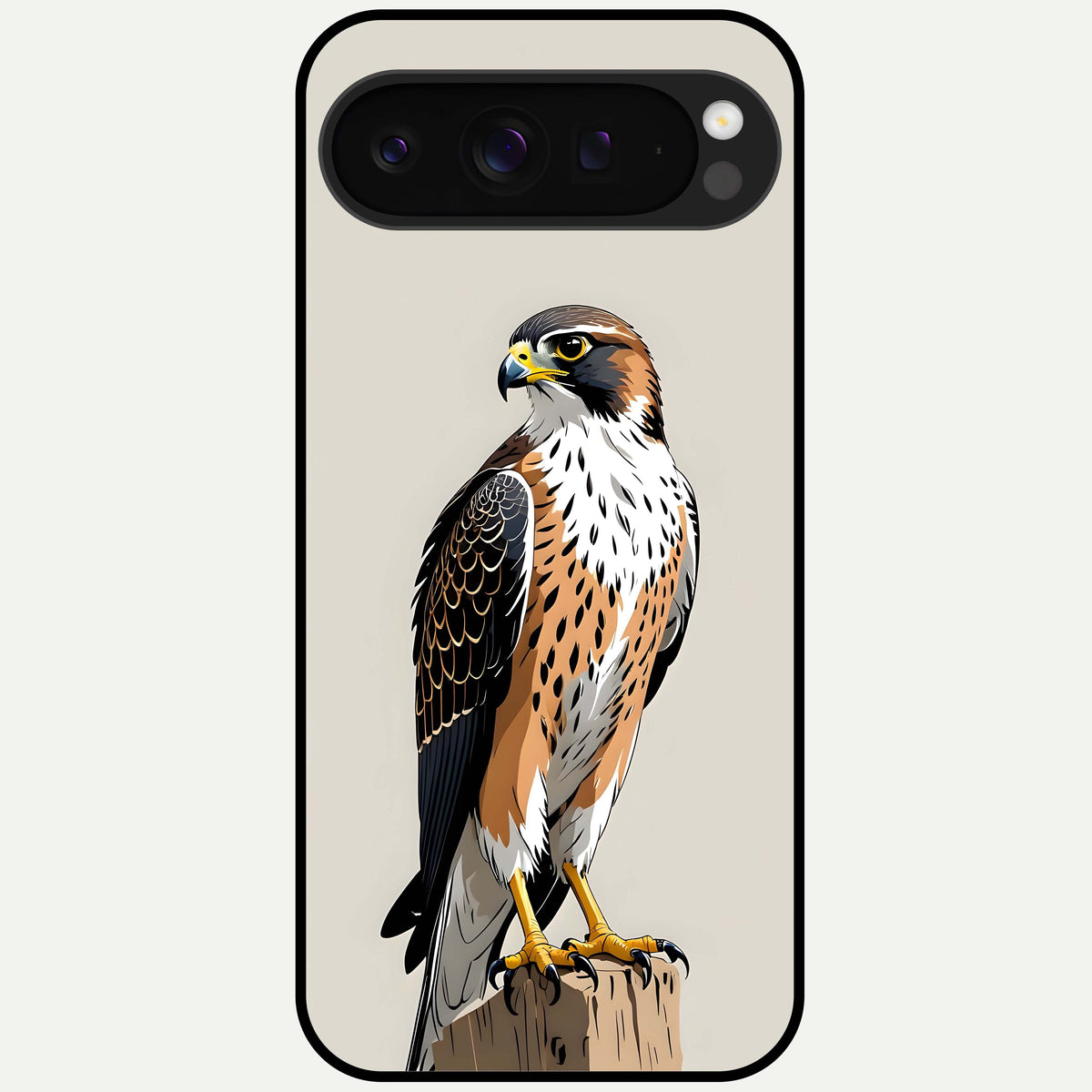  Clever Eagle Glass Case For Google Pixel 9 Pro XL back cover – full design glossy printed glass finish