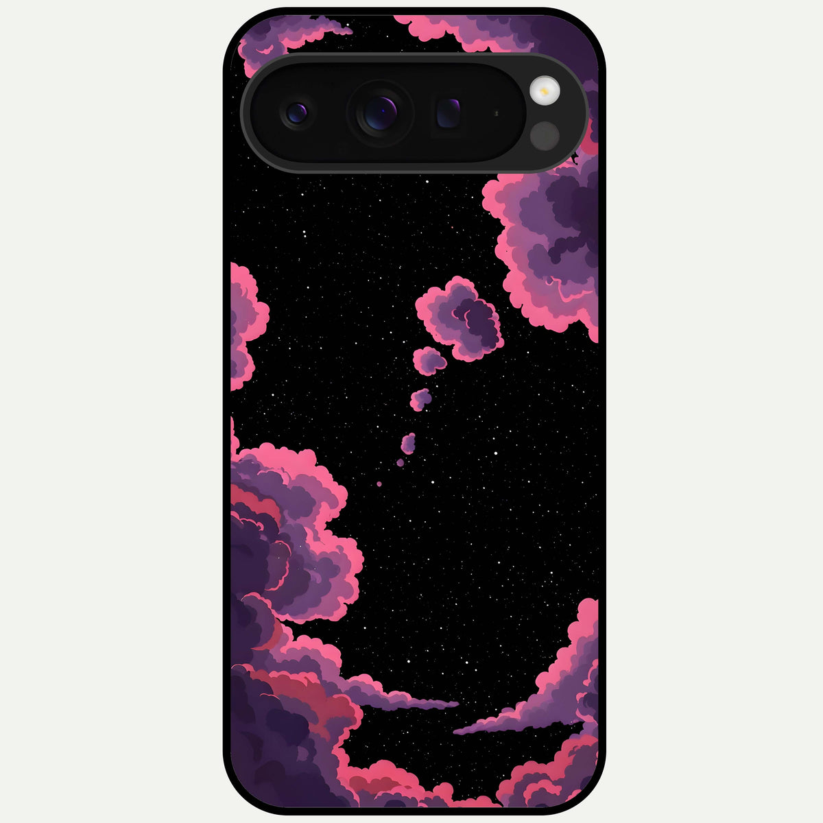  Cosmic Cloud Journey Glass Case For Google Pixel 9 Pro XL back cover – full design glossy printed glass finish