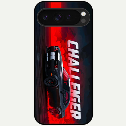  Crimson Challenger Fury Glass Case For Google Pixel 9 Pro XL back cover – full design glossy printed glass finish