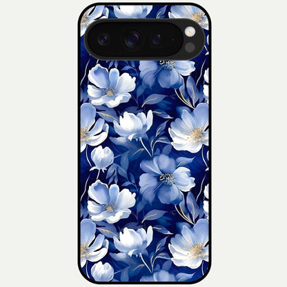  Cute Floral Patterns Glass Case For Google Pixel 9 Pro XL back cover – full design glossy printed glass finish