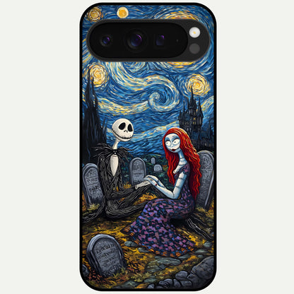  Eternal Night Love Glass Case For Google Pixel 9 Pro XL back cover – full design glossy printed glass finish