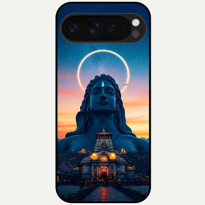  Eternal Shiva Aura Glass Case For Google Pixel 9 Pro XL back cover – full design glossy printed glass finish