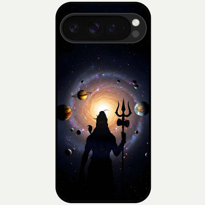  Galactic Shiva Vision Glass Case For Google Pixel 9 Pro XL back cover – full design glossy printed glass finish