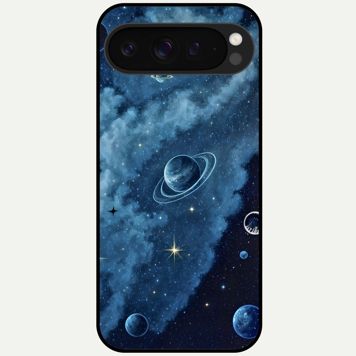  Galaxy Dream Space Glass Case For Google Pixel 9 Pro XL back cover – full design glossy printed glass finish
