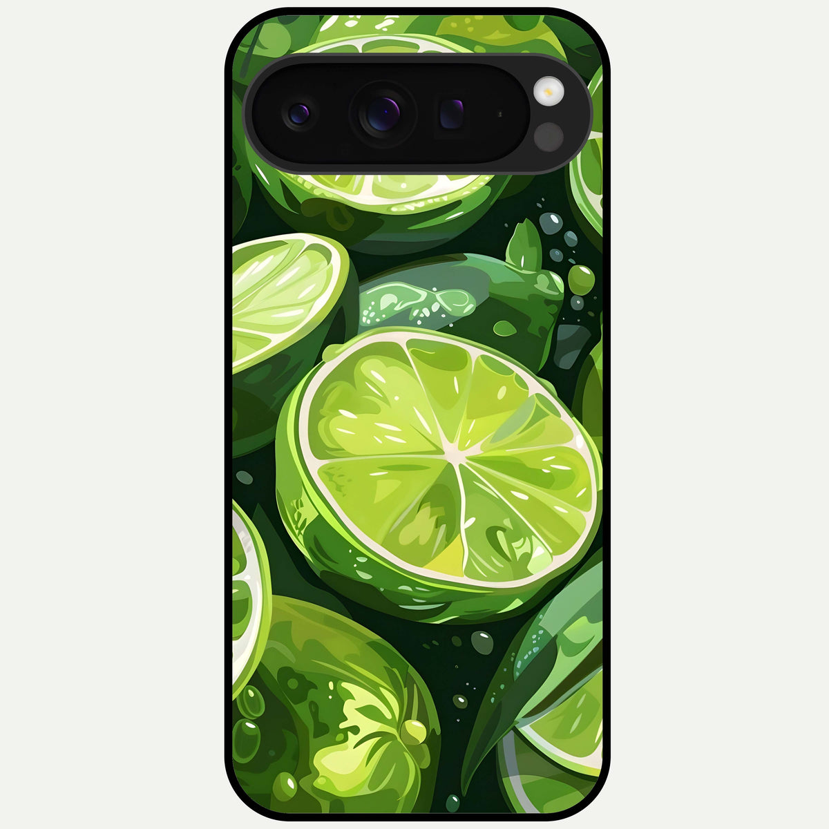  Green Kawasaki Glass Case For Google Pixel 9 Pro XL back cover – full design glossy printed glass finish