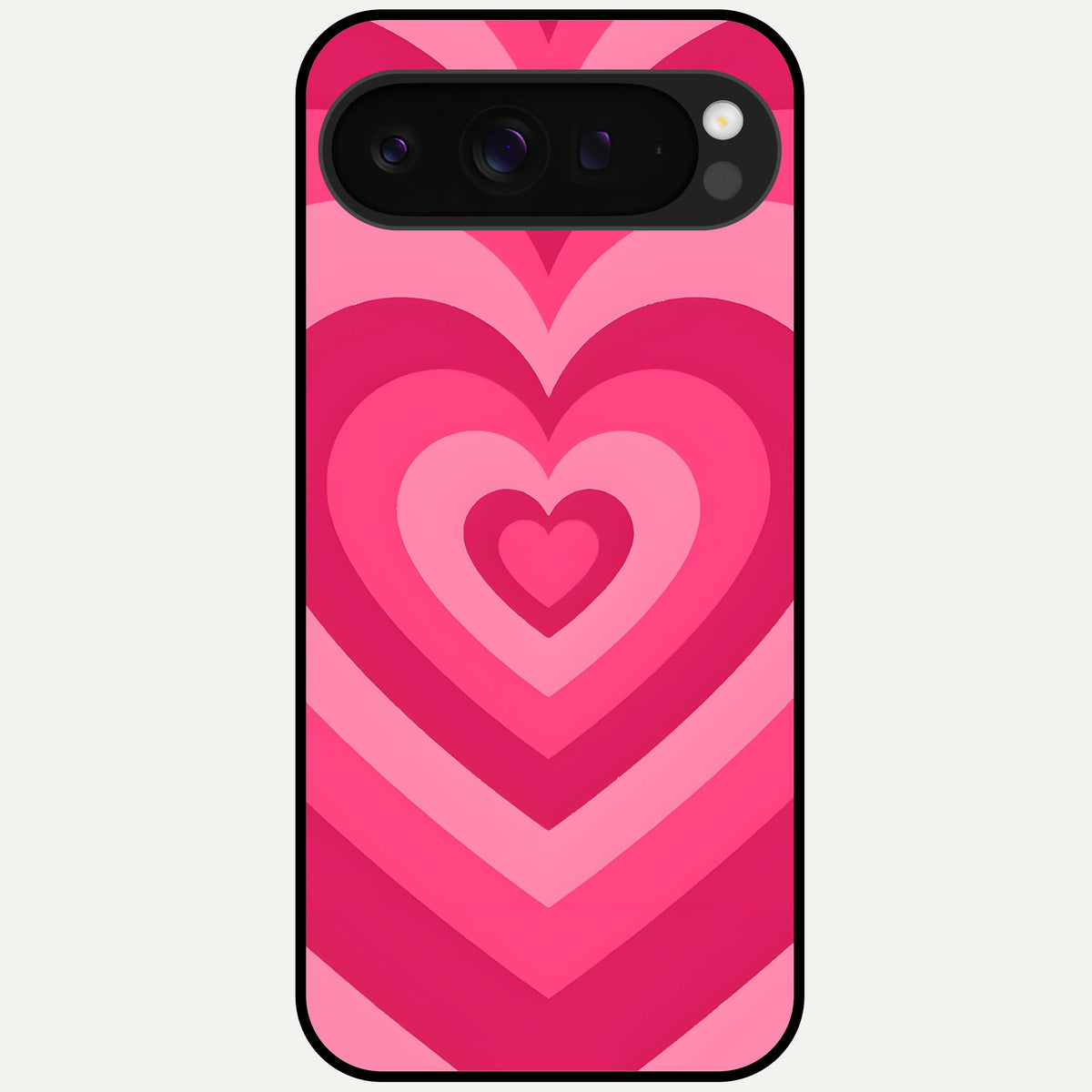  Layered Love Hearts Glass Case For Google Pixel 9 Pro XL back cover – full design glossy printed glass finish