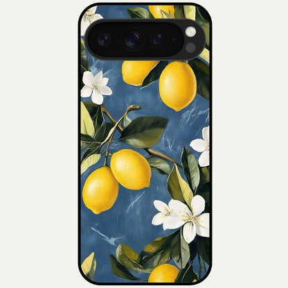  Lemon Dream Garden Glass Case For Google Pixel 9 Pro XL back cover – full design glossy printed glass finish