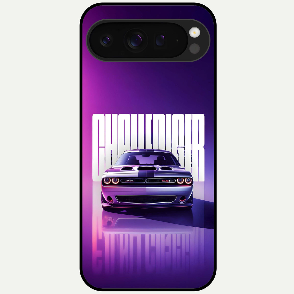  Midnight Muscle Ride Glass Case For Google Pixel 9 Pro XL back cover – full design glossy printed glass finish