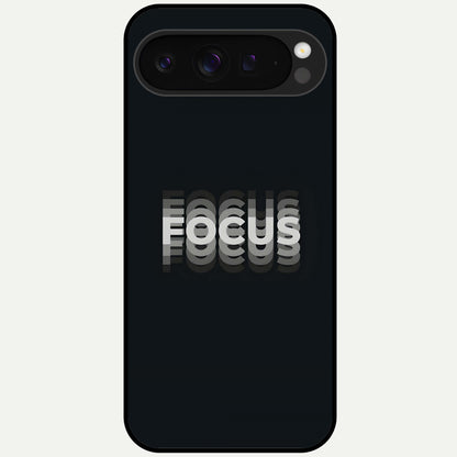  Mono Focus Vision Glass Case For Google Pixel 9 Pro XL back cover – full design glossy printed glass finish