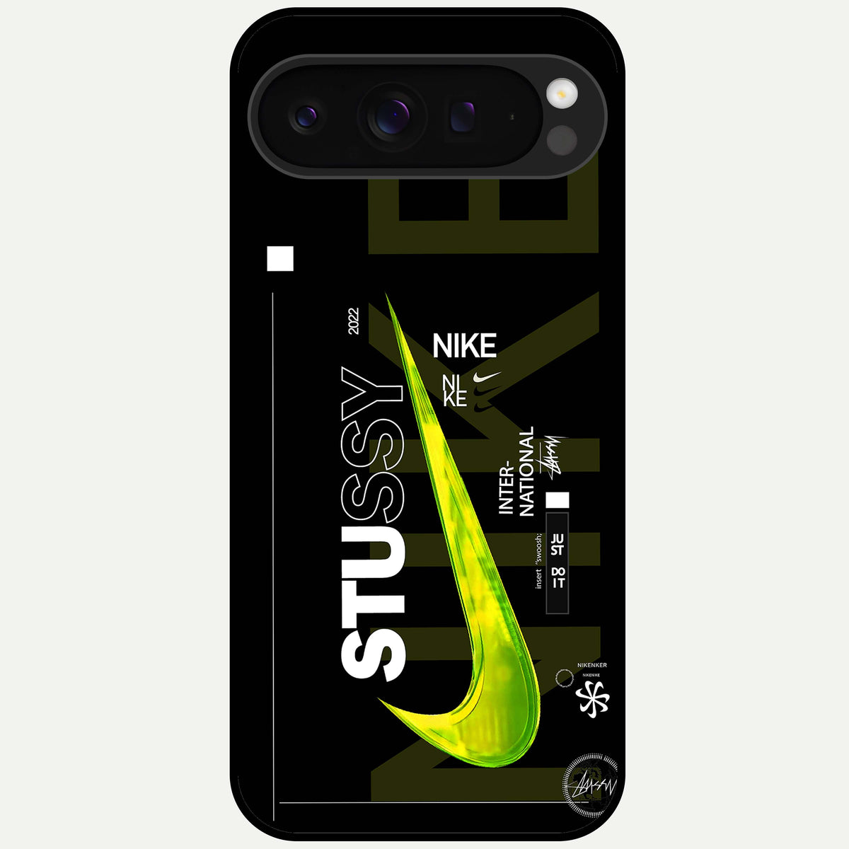  Neon Street Edition Glass Case For Google Pixel 9 Pro XL back cover – full design glossy printed glass finish
