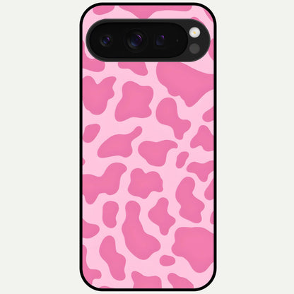  Pinkish Scenery Glass Case For Google Pixel 9 Pro XL back cover – full design glossy printed glass finish