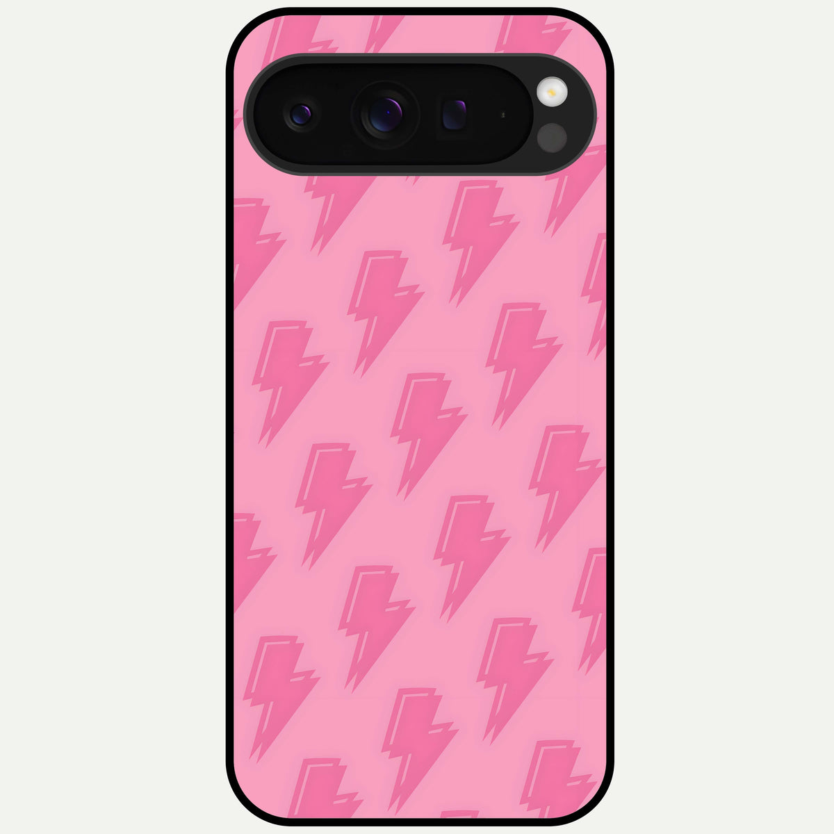  Pink Moo Magic Glass Case For Google Pixel 9 Pro XL back cover – full design glossy printed glass finish