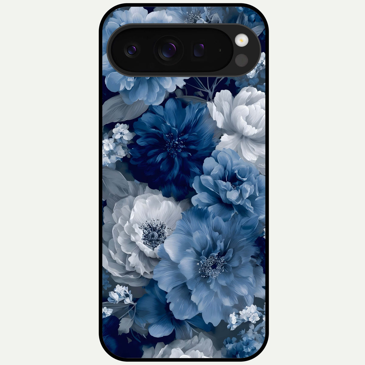  Royal Bloom Garden Glass Case For Google Pixel 9 Pro XL back cover – full design glossy printed glass finish