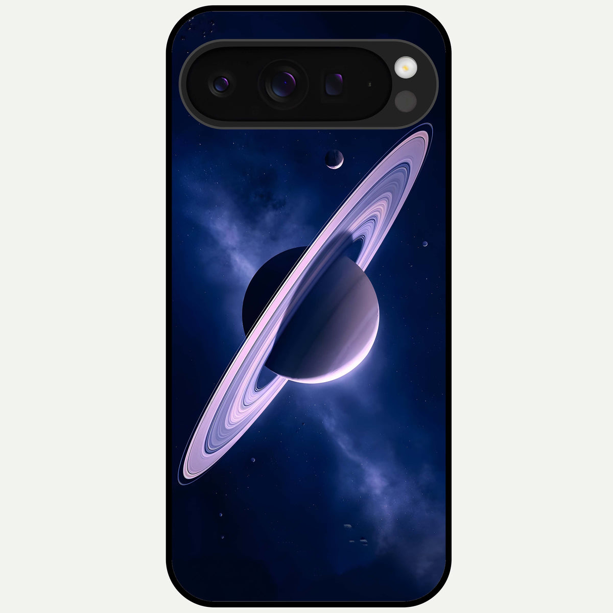  Saturn Ring Mystique Glass Case For Google Pixel 9 Pro XL back cover – full design glossy printed glass finish