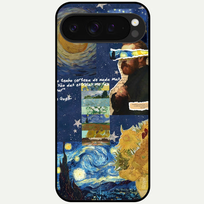  Starry Dream Vision Glass Case For Google Pixel 9 Pro XL back cover – full design glossy printed glass finish
