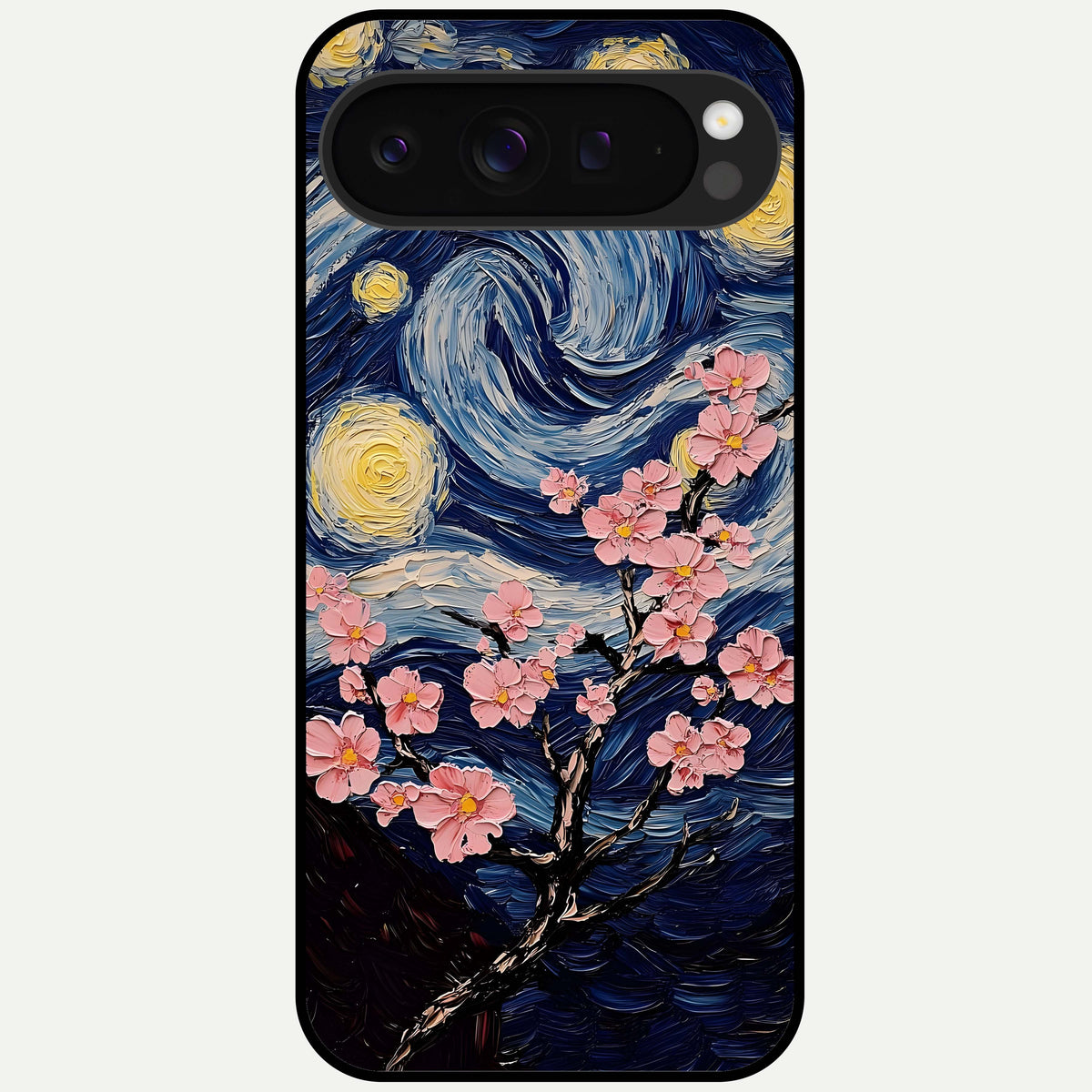  Van Gogh Scenery Glass Case For Google Pixel 9 Pro XL back cover – full design glossy printed glass finish