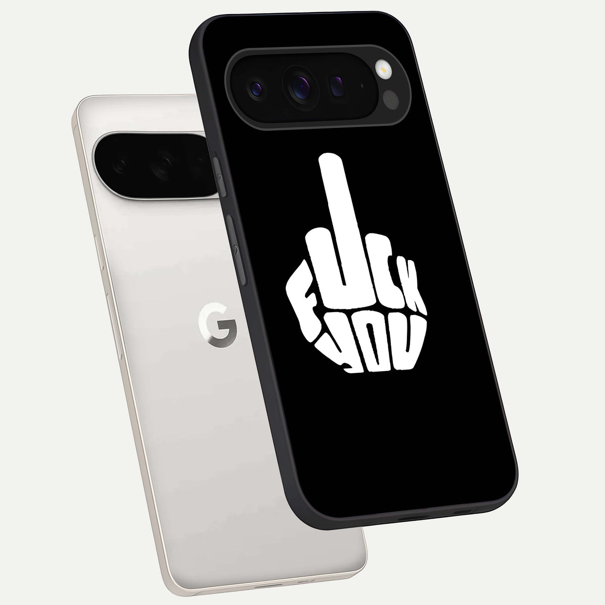  Rebel Mode On phone case For Google Pixel 9 Pro XL showing premium glass back cover with detailed artwork