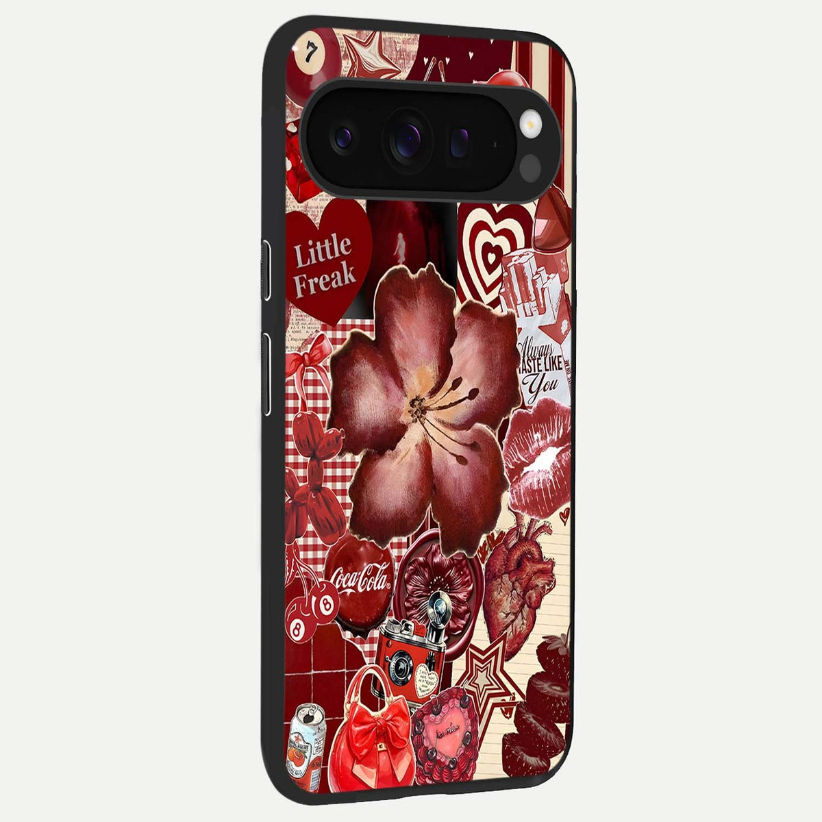  Aesthetic Little Freak back cover For Google Pixel 9 Pro XL slim fit glass case with vibrant aesthetic design