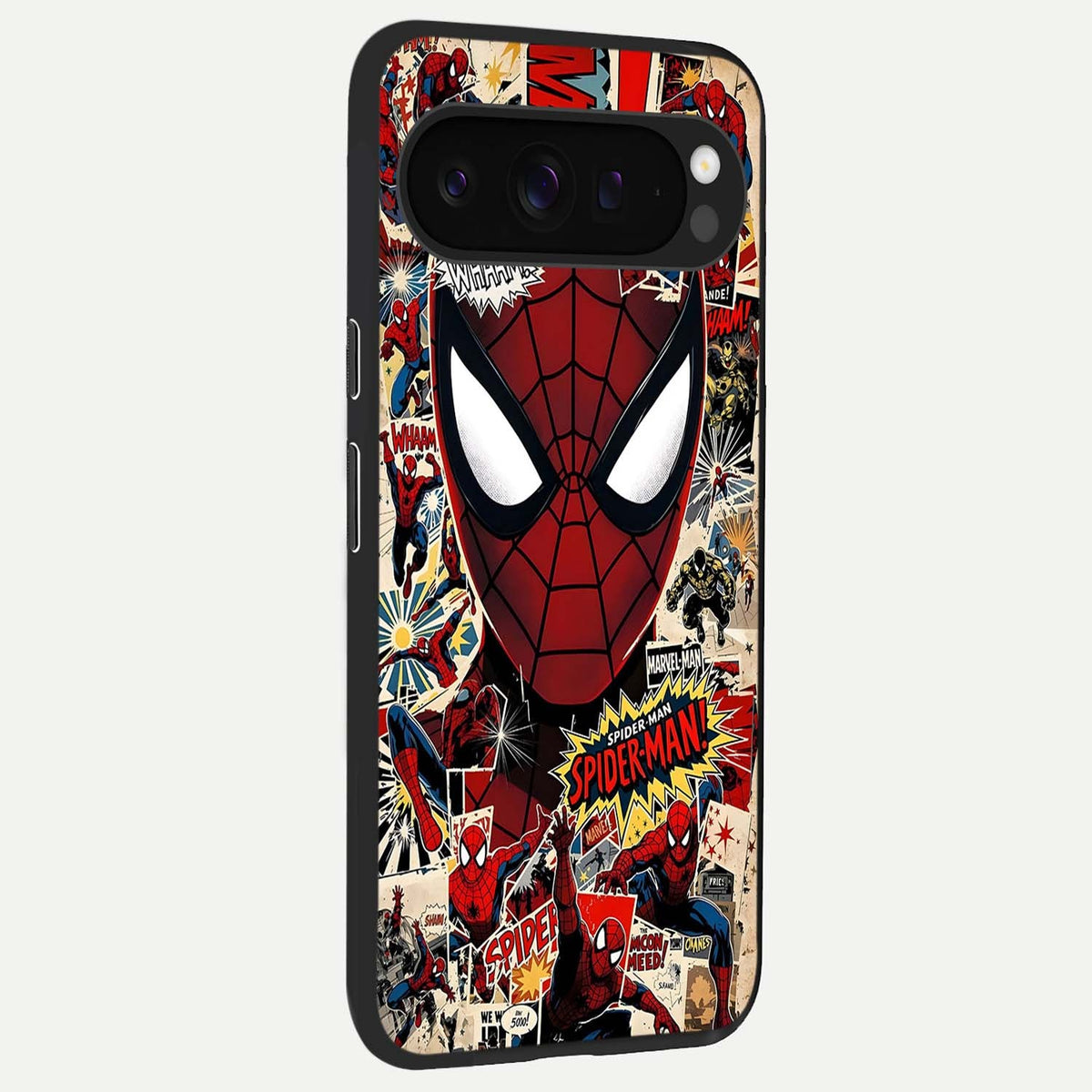  Aesthetic Wonder Spider back cover For Google Pixel 9 Pro XL slim fit glass case with vibrant aesthetic design