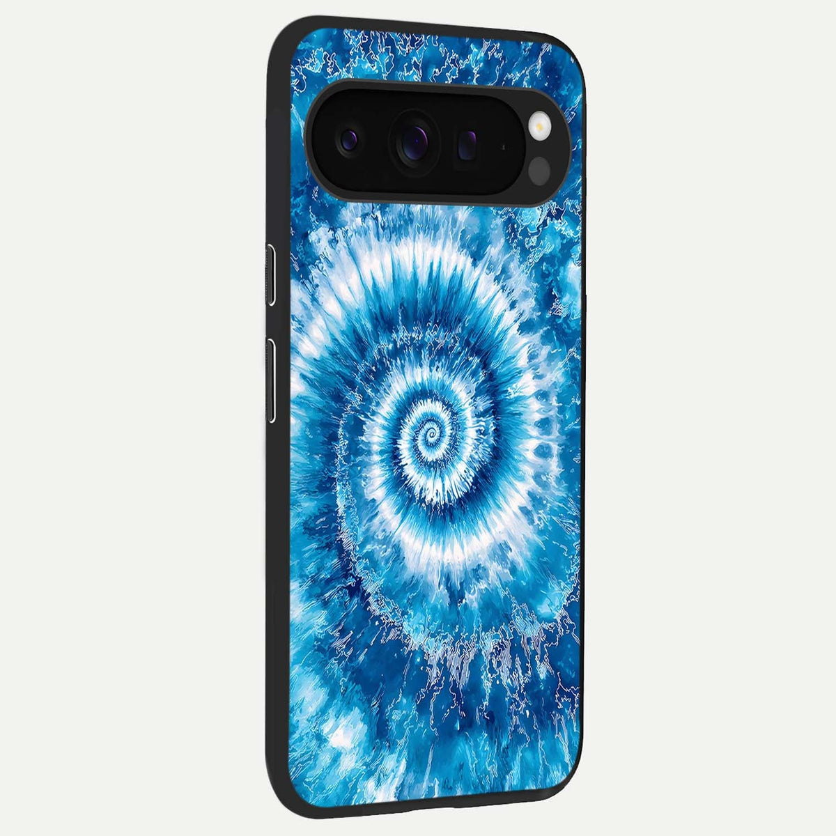  Blue Galaxy Wave back cover For Google Pixel 9 Pro XL slim fit glass case with vibrant aesthetic design