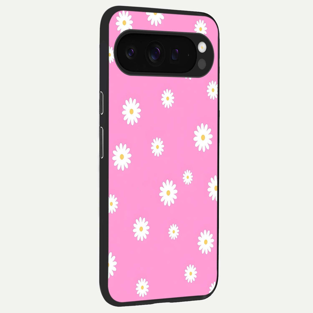  Bubblegum Daisy Pop back cover For Google Pixel 9 Pro XL slim fit glass case with vibrant aesthetic design