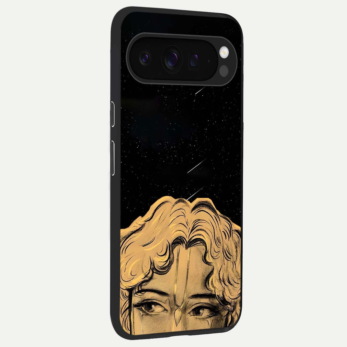  Celestial Gods Plan back cover For Google Pixel 9 Pro XL slim fit glass case with vibrant aesthetic design