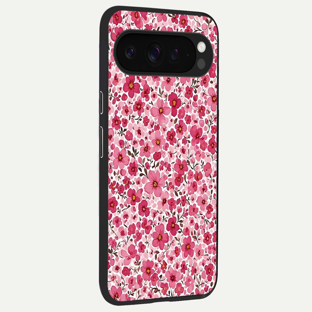  Cherry Blossom Charm back cover For Google Pixel 9 Pro XL slim fit glass case with vibrant aesthetic design