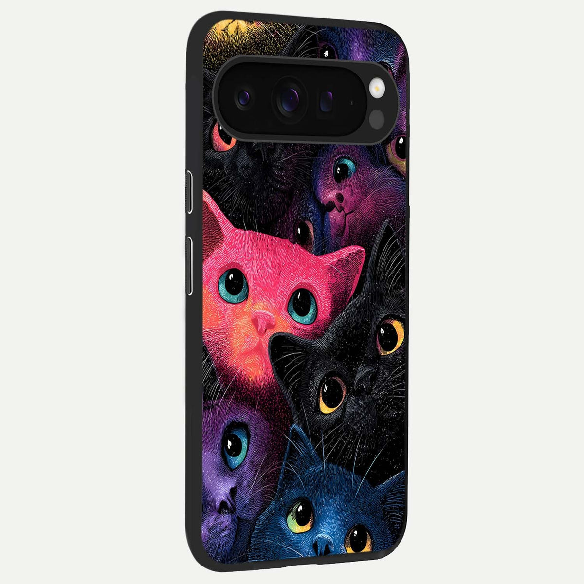  Cosmic Cats Dreams back cover For Google Pixel 9 Pro XL slim fit glass case with vibrant aesthetic design