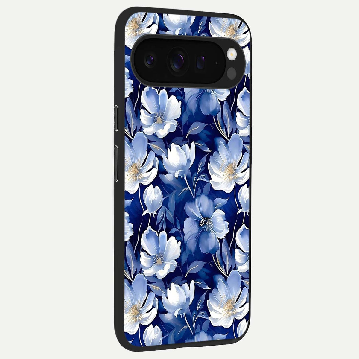  Cute Floral Patterns back cover For Google Pixel 9 Pro XL slim fit glass case with vibrant aesthetic design