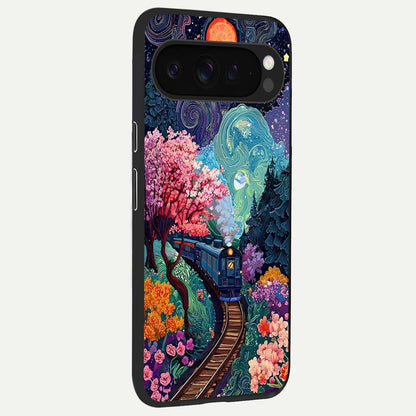  Digital Art back cover For Google Pixel 9 Pro XL slim fit glass case with vibrant aesthetic design