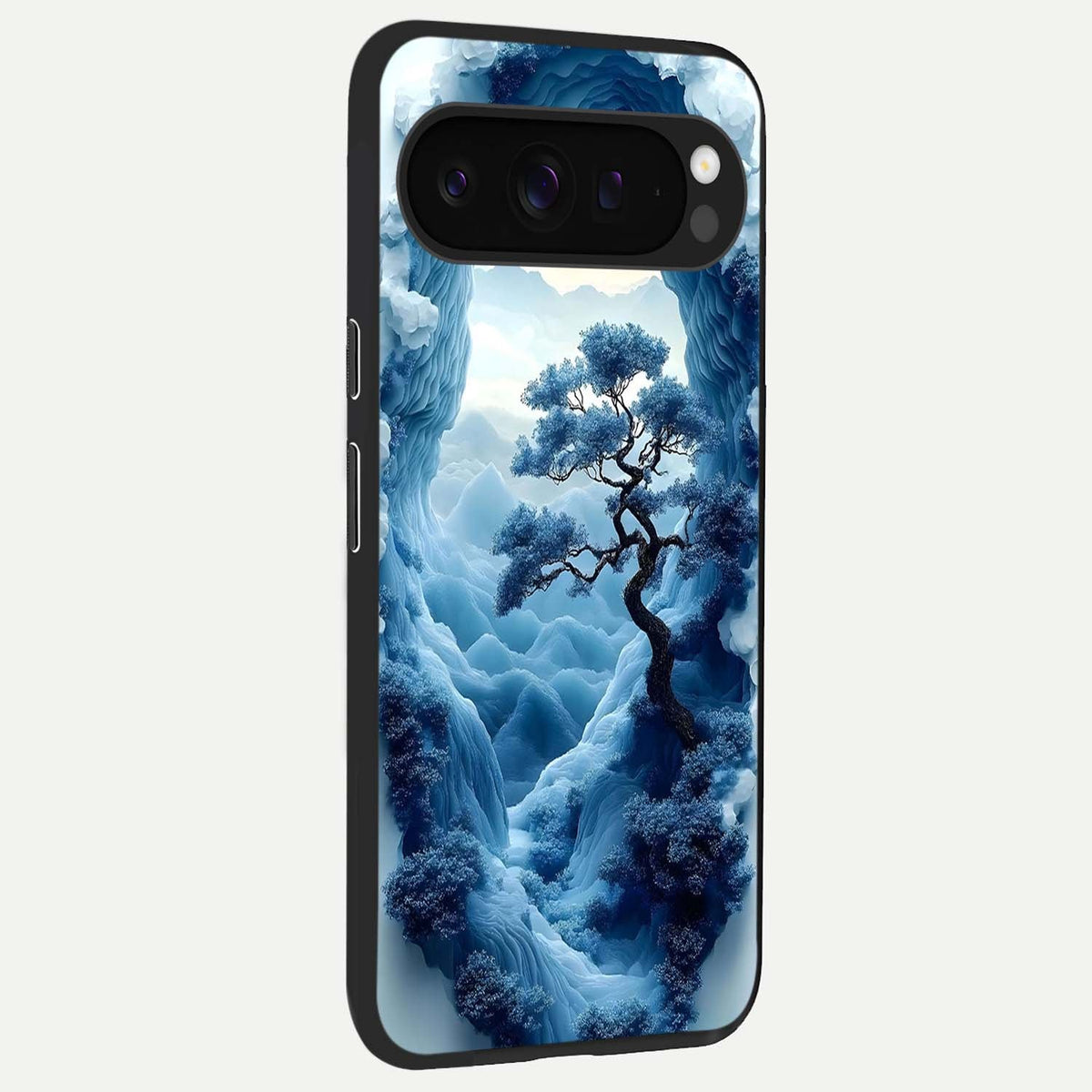  Frozen Serenity Gate back cover For Google Pixel 9 Pro XL slim fit glass case with vibrant aesthetic design