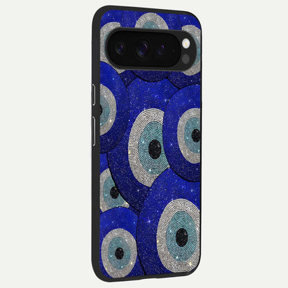  Galaxy Eye Flow back cover For Google Pixel 9 Pro XL slim fit glass case with vibrant aesthetic design