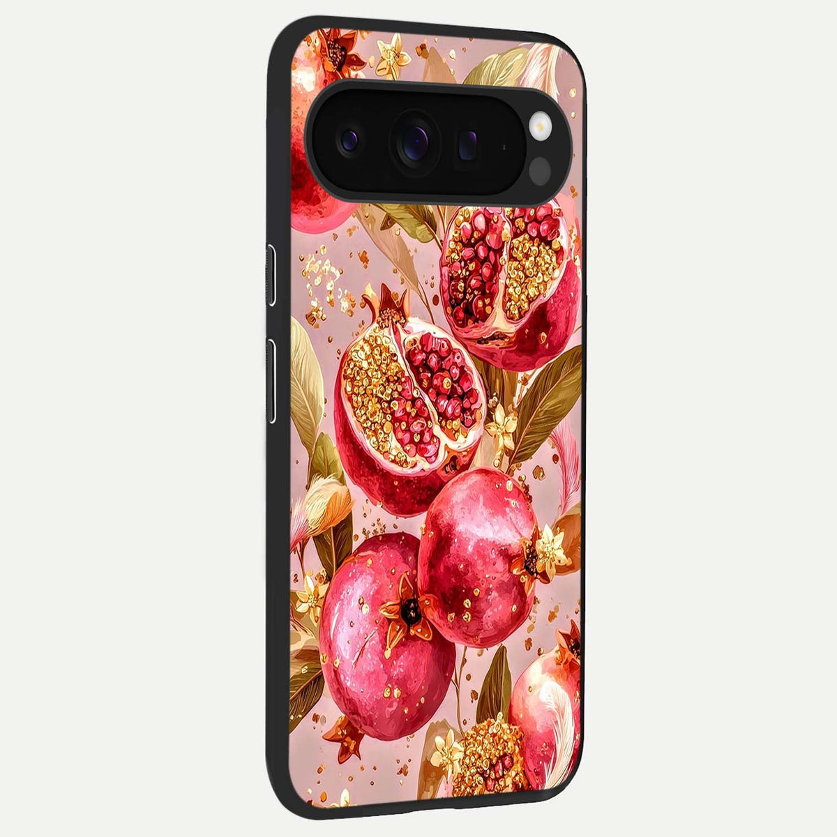  Golden Bloom Glow back cover For Google Pixel 9 Pro XL slim fit glass case with vibrant aesthetic design