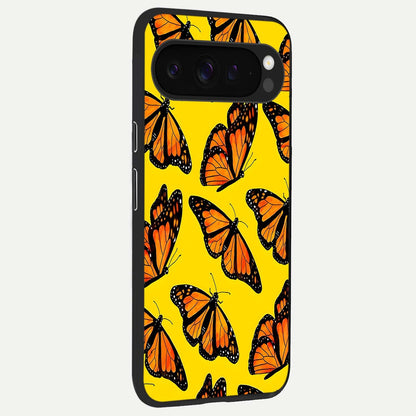  Golden Wing Flight back cover For Google Pixel 9 Pro XL slim fit glass case with vibrant aesthetic design