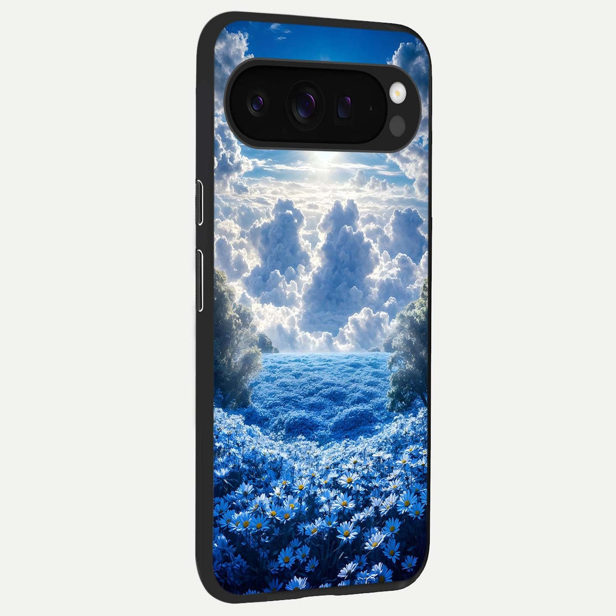  Heavenly Daisy Horizon back cover For Google Pixel 9 Pro XL slim fit glass case with vibrant aesthetic design