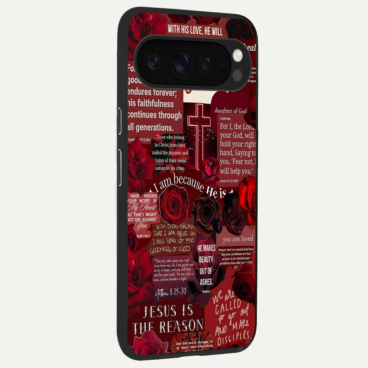 Jesus Love Heals back cover For Google Pixel 9 Pro XL slim fit glass case with vibrant aesthetic design