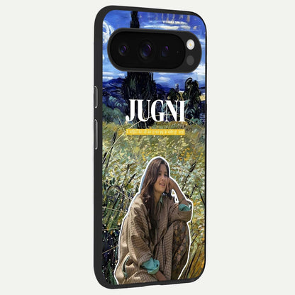  Jugni Soul Vibes back cover For Google Pixel 9 Pro XL slim fit glass case with vibrant aesthetic design