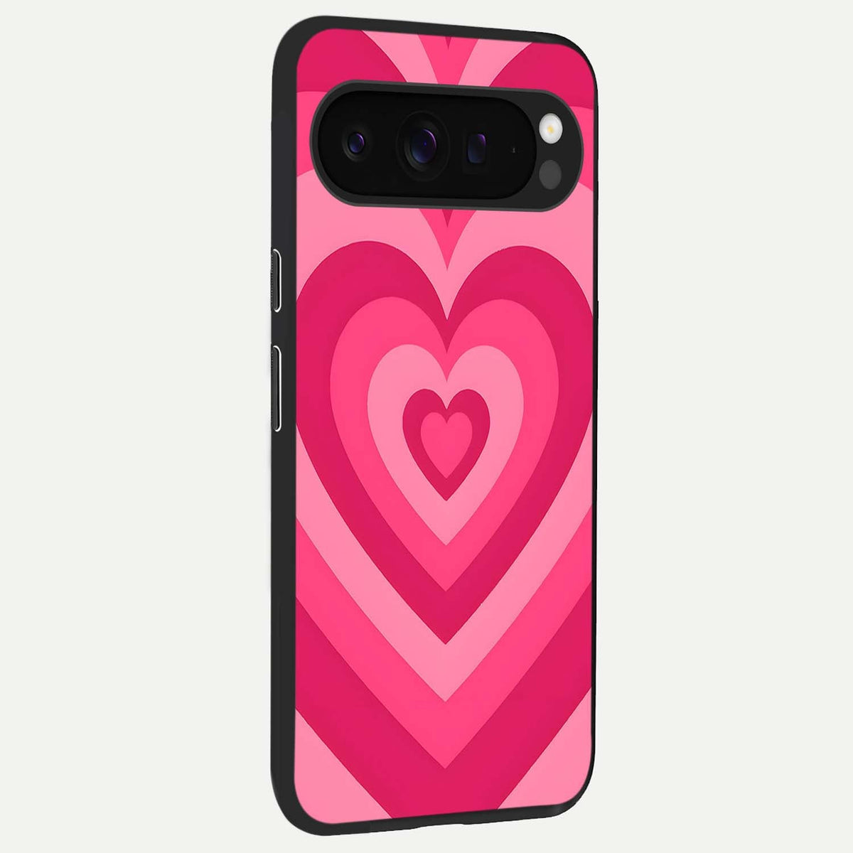  Layered Love Hearts back cover For Google Pixel 9 Pro XL slim fit glass case with vibrant aesthetic design