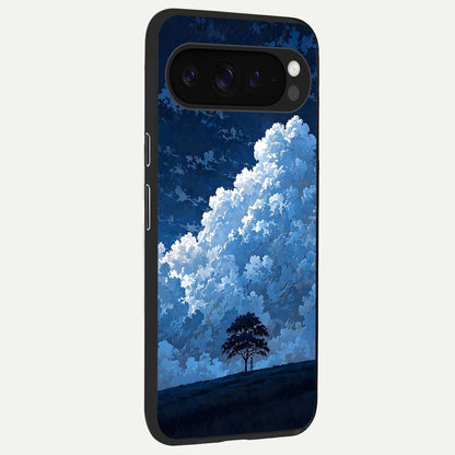  Midnight Sky Serenity back cover For Google Pixel 9 Pro XL slim fit glass case with vibrant aesthetic design