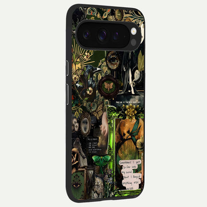  Mystic Woods Secret back cover For Google Pixel 9 Pro XL slim fit glass case with vibrant aesthetic design