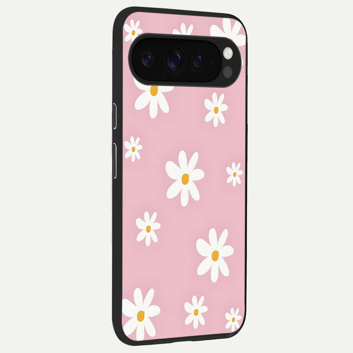  Soft Daisy Bliss back cover For Google Pixel 9 Pro XL slim fit glass case with vibrant aesthetic design