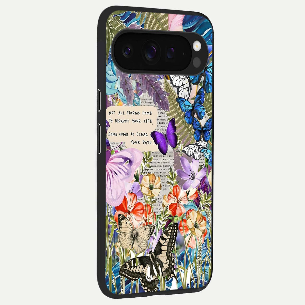  Storm Path Bloom back cover For Google Pixel 9 Pro XL slim fit glass case with vibrant aesthetic design