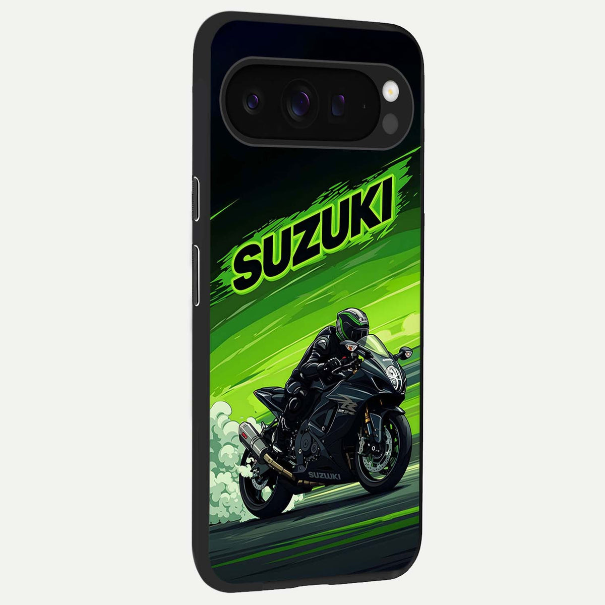  Suzuki Speed Beast back cover For Google Pixel 9 Pro XL slim fit glass case with vibrant aesthetic design