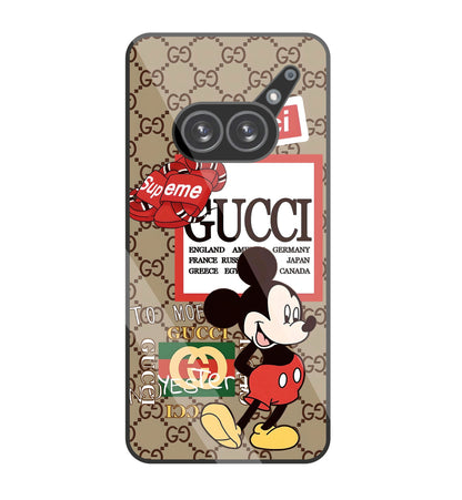 Gucci Mickey Glass Case For Nothing Phone 2A