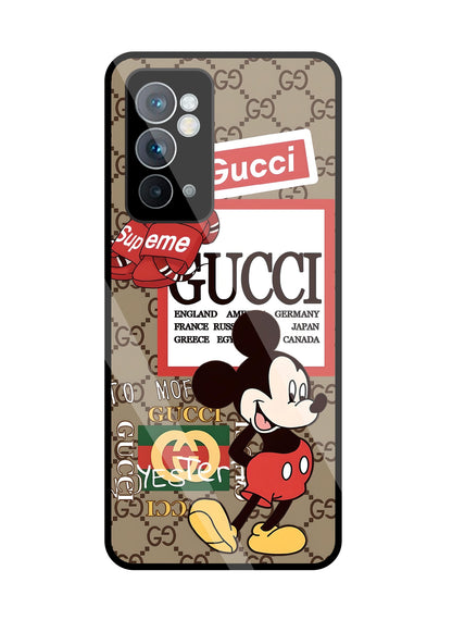 Gucci Mickey Glass Case For OnePlus 9RT