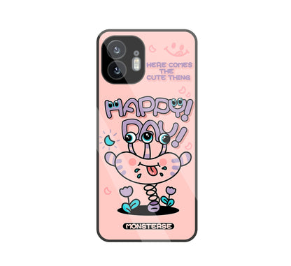 Happy Day Monsterse Pink Glass For Nothing Phone 2