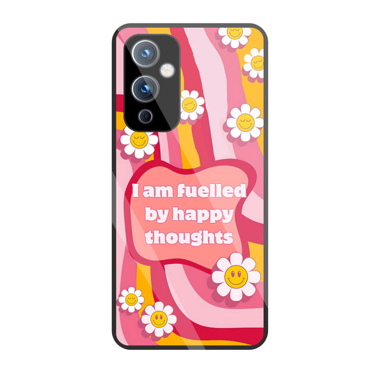 Happy Thoughts Glass Case For OnePlus 9